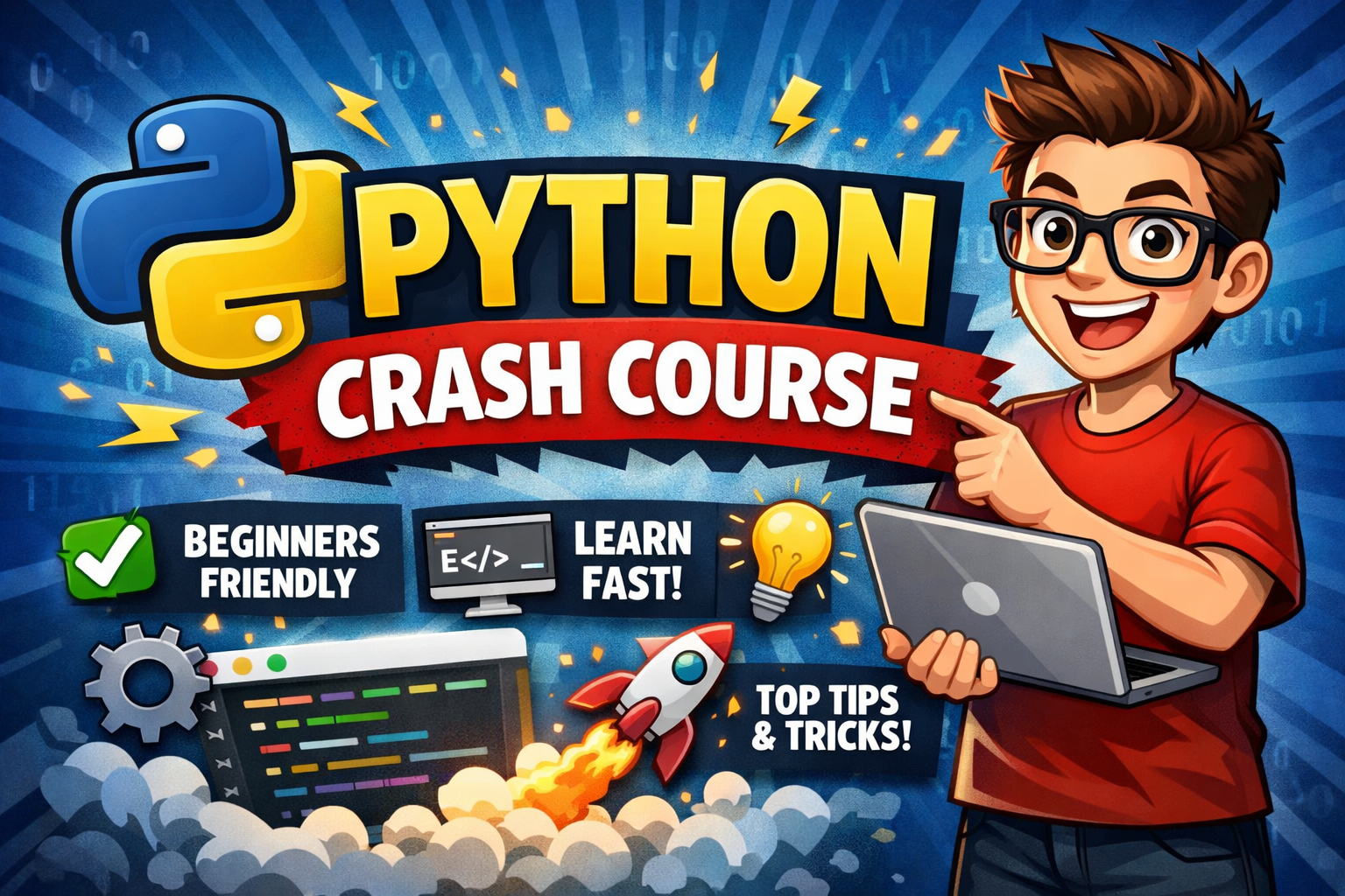 Python Crash Course Beginner-Friendly