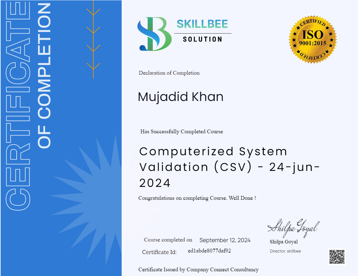 Computerized System Validation (CSV) & CSA 24 June