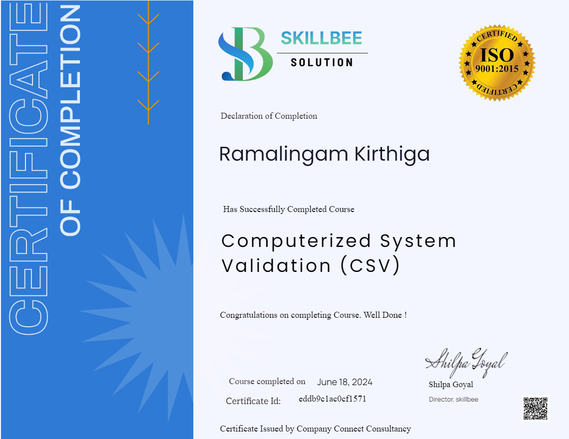Computerized System Validation (CSV)