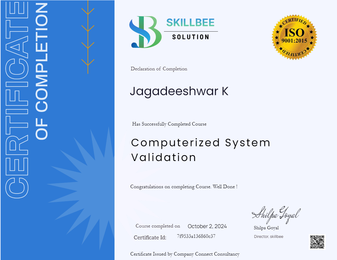 Computerized System Validation